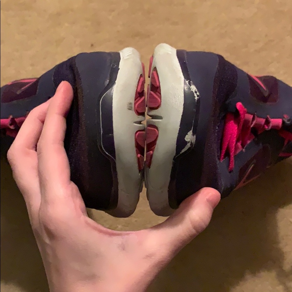 Pink and Purple Nike Free 5.0 Sneakers - Picture 5 of 8